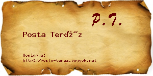 Posta Teréz névjegykártya